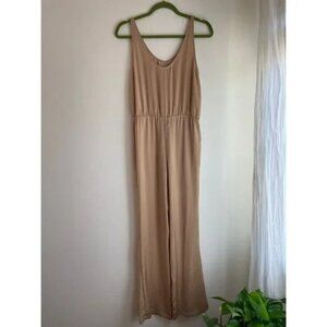 Van De Vort Silky Tan Romper Adjustable Waist XS